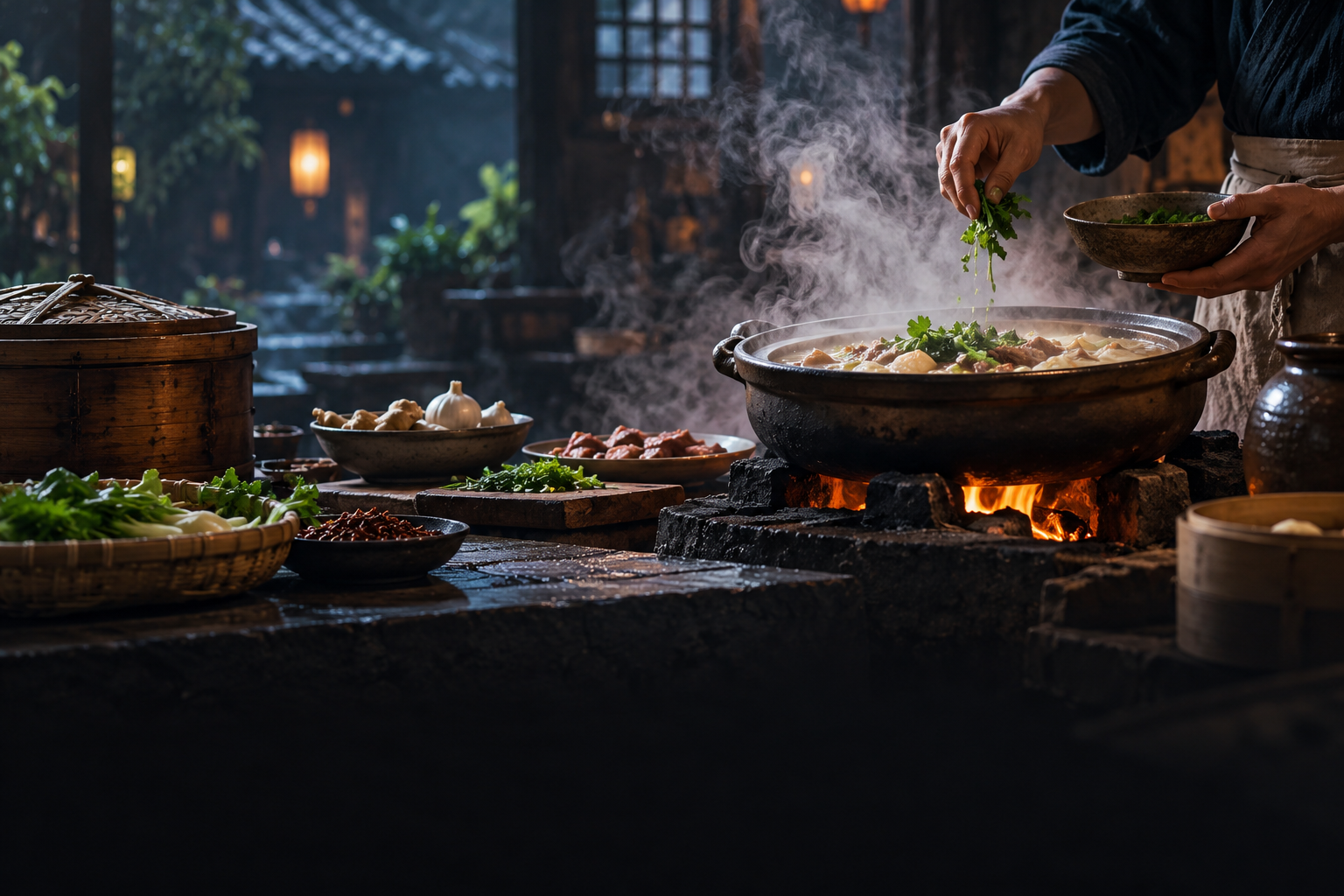 美食纪录片场景